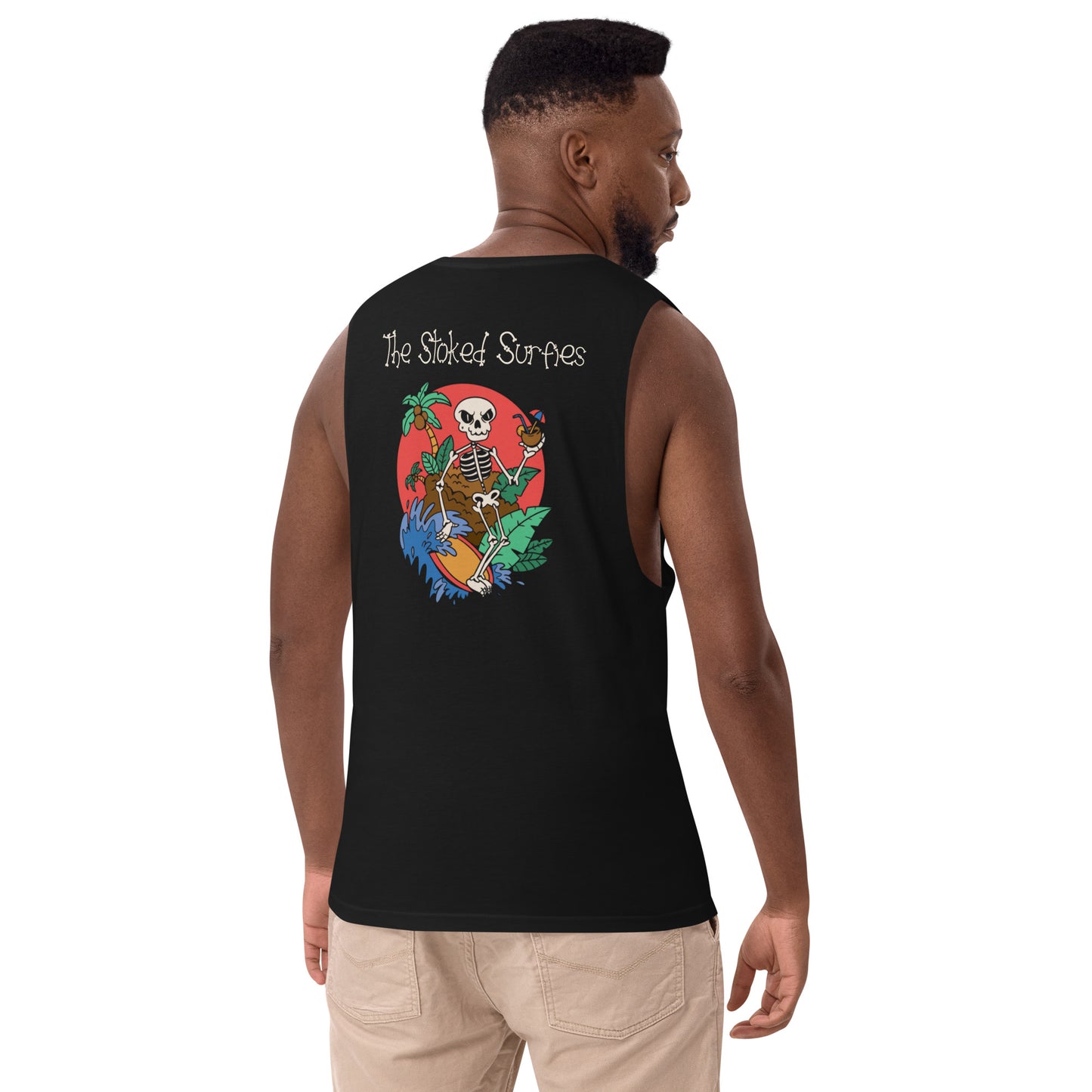 Men’s drop arm tank top