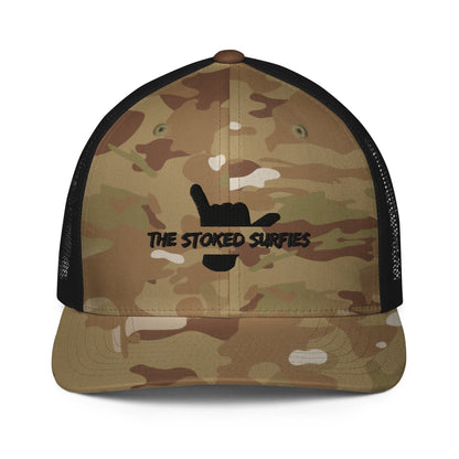 Closed-back trucker cap